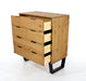Texas 4 drawer chest of drawers – Antique Waxed Pine - LuminexFurnitureChest of DrawersTX514