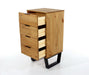 Texas 4 drawer narrow chest of drawers – Antique Waxed Pine - LuminexFurnitureChest of DrawersTX517