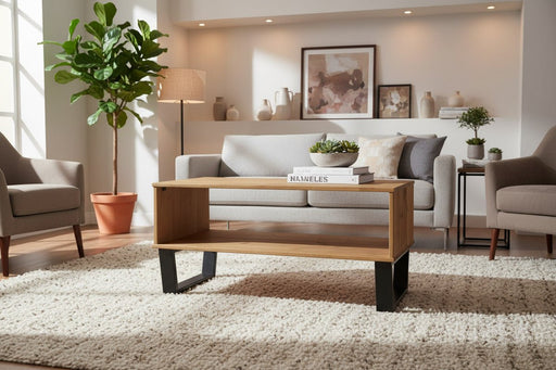 Texas Open Coffee Table Antique Waxed Pine - Luminex FurnitureCoffee TableTX903