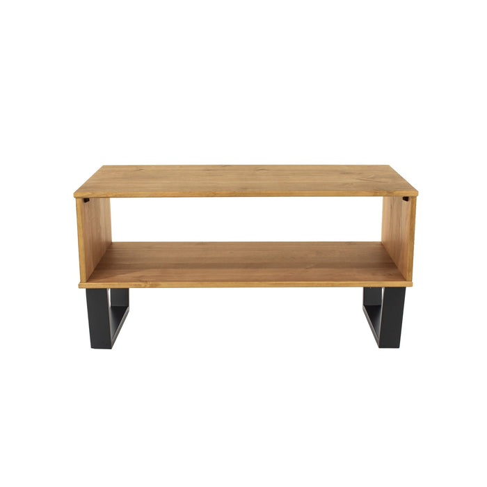 Texas Open Coffee Table Antique Waxed Pine - LuminexFurnitureCoffee TableTX903