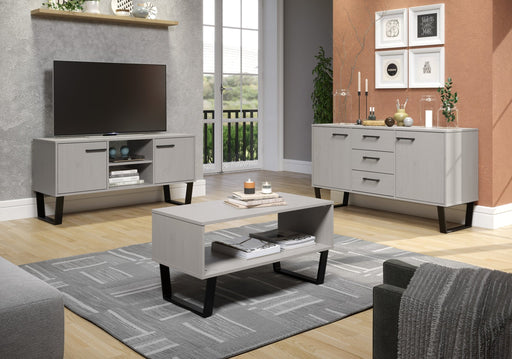 Texas Open Coffee Table Grey - Waxed Pine - LuminexFurnitureCoffee TableTXG903