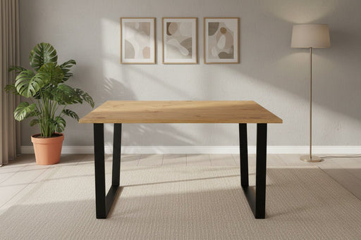 Texas Rectangular Dining Table 1500 x 750 Antique Waxed Pine - Luminex FurnitureDining TableTXTB3