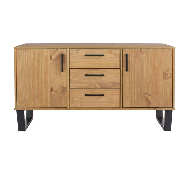 Texas Sideboard Medium - Antique Waxed Pine - LuminexFurnitureSideboardTX916