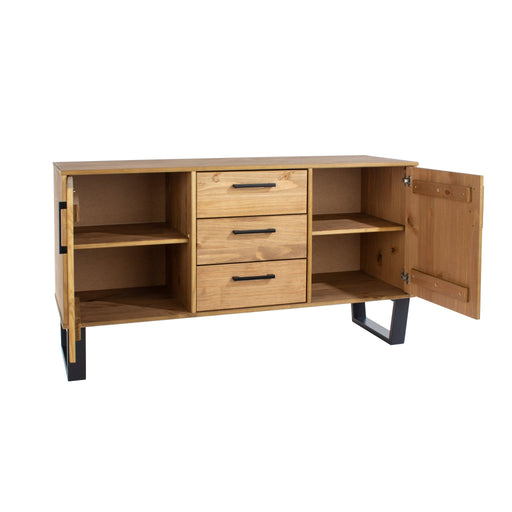 Texas Sideboard Medium - Antique Waxed Pine - LuminexFurnitureSideboardTX916