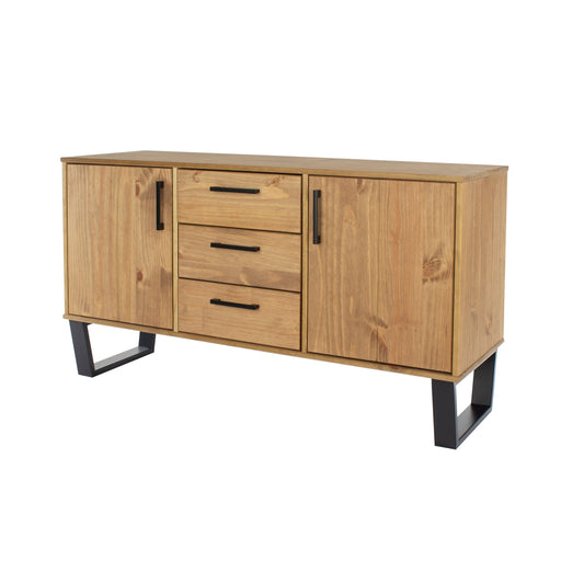 Texas Sideboard Medium - Antique Waxed Pine - LuminexFurnitureSideboardTX916