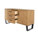 Texas Sideboard Medium - Antique Waxed Pine - LuminexFurnitureSideboardTX916