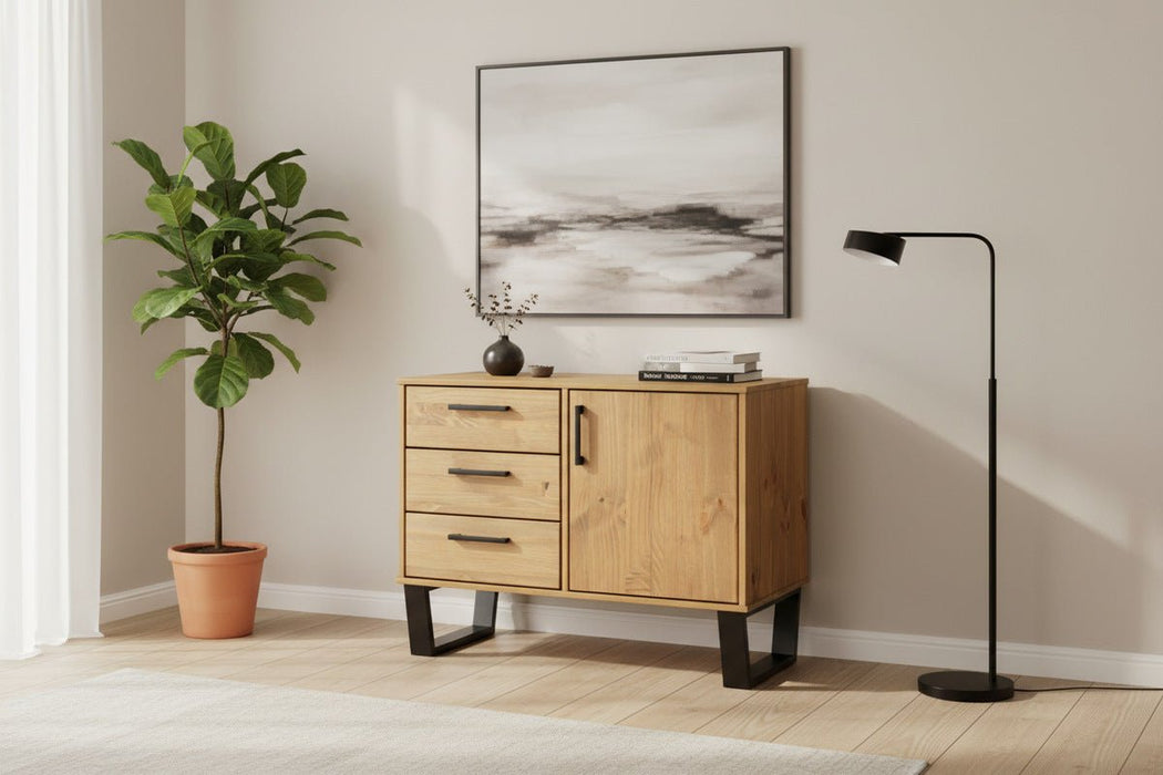 Texas Sideboard Small - Antique Waxed Pine - Luminex FurnitureSideboardTX915