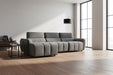 Thamesbury Charcoal Grey Left - Hand Electric Recliner Corner Sofa - Luminex FurnitureSofasturin_recliner_sofa_charcoal_left_hand