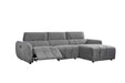 Thamesbury Charcoal Grey Right - Hand Electric Recliner Corner Sofa - Luminex FurnitureSofasturin_recliner_sofa_charcoal_right_hand
