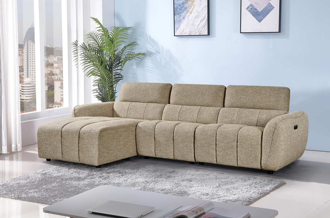 Thamesbury Mocha Left - Hand Electric Recliner Corner Sofa - Luminex FurnitureSofasturin_recliner_sofa_mocha_left_hand