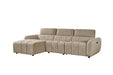 Thamesbury Mocha Left - Hand Electric Recliner Corner Sofa - Luminex FurnitureSofasturin_recliner_sofa_mocha_left_hand