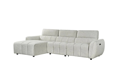 Thamesbury Silver Left - Hand Electric Recliner Corner Sofa - Luminex FurnitureSofasturin_recliner_sofa_silver_left_hand