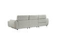 Thamesbury Silver Right - Hand Electric Recliner Corner Sofa - Luminex FurnitureSofasturin_recliner_sofa_silver_right_hand