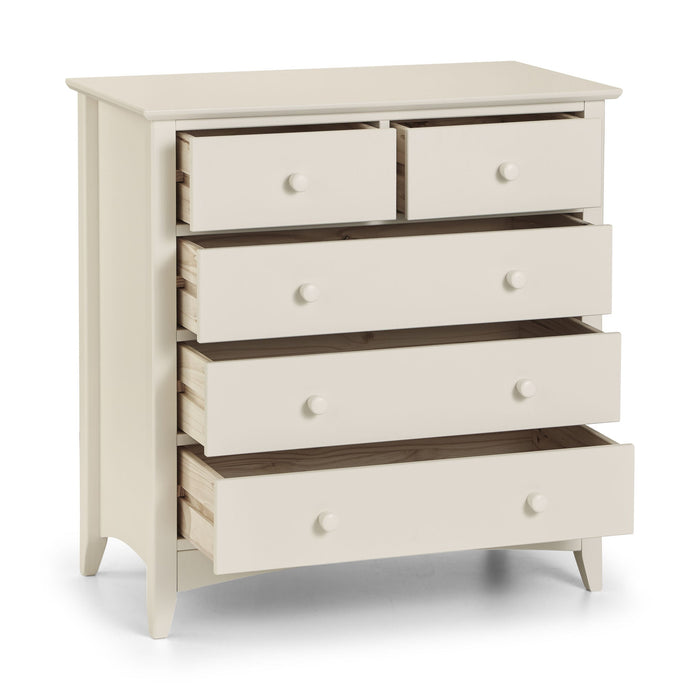 Thorne 3+2 Drawer Chest in Stone White - Luminex FurnitureChest of drawersCAM002/2
