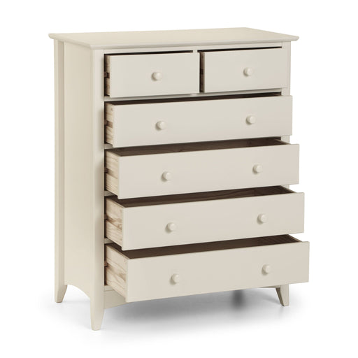 Thorne 4+2 Chest of Drawers – Stone White Finish - Luminex FurnitureChest of drawersCAM003/2