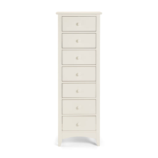 Thorne 7 Drawer Narrow Chest in Stone White - Luminex FurnitureChest of drawersCAM004/2