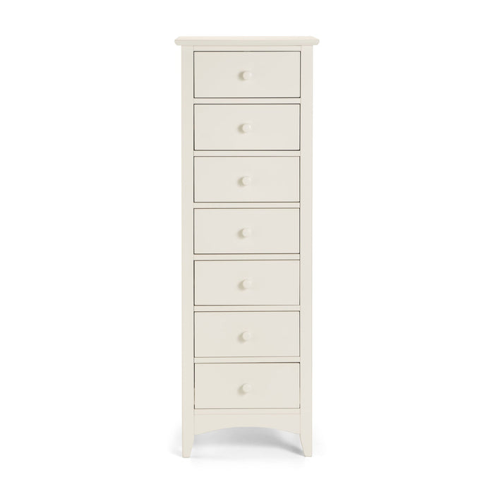 Thorne 7 Drawer Narrow Chest in Stone White - Luminex FurnitureChest of drawersCAM004/2