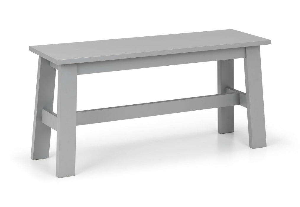 Thorne Grey Dining Bench – Compact Seating for Two - Luminex FurnitureBench SeatKOB303