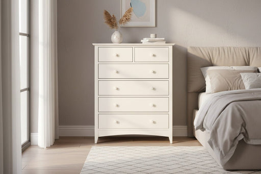 Thorne Stone White 4+2 Chest of Drawers - Luminex FurnitureChest of drawersCAM003/2