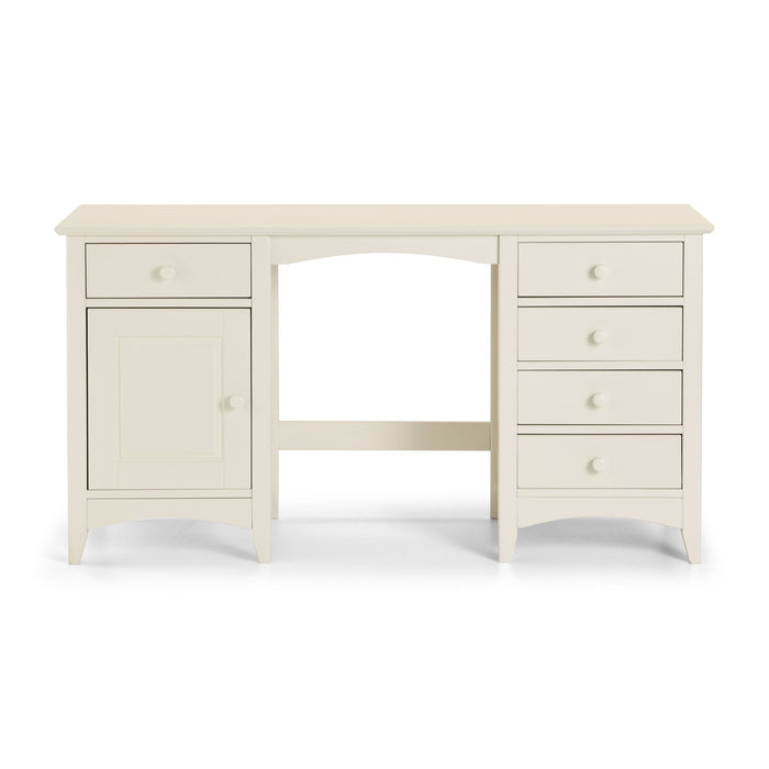 Thorne White Dressing Table – 5 Drawer & Cupboard - Luminex FurnitureDressing TableCAM008/2