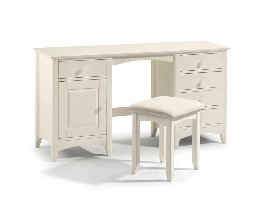 Thorne White Dressing Table – 5 Drawer & Cupboard - Luminex FurnitureDressing TableCAM008/2