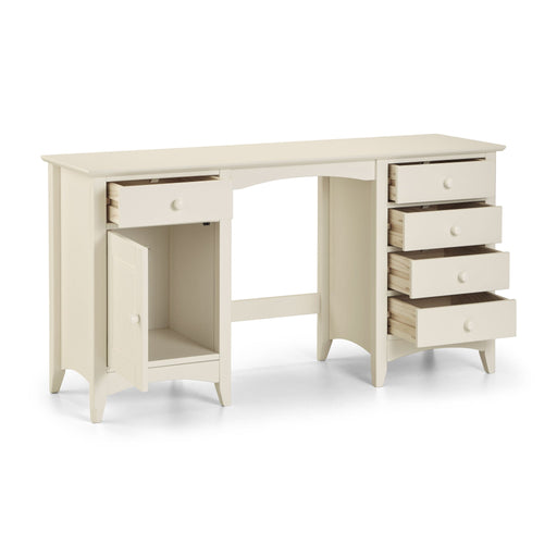 Thorne White Dressing Table – 5 Drawer & Cupboard - Luminex FurnitureDressing TableCAM008/2