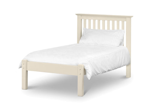 Toledo White Low Footend Bed - Luminex FurnitureWooden BedsBAR012