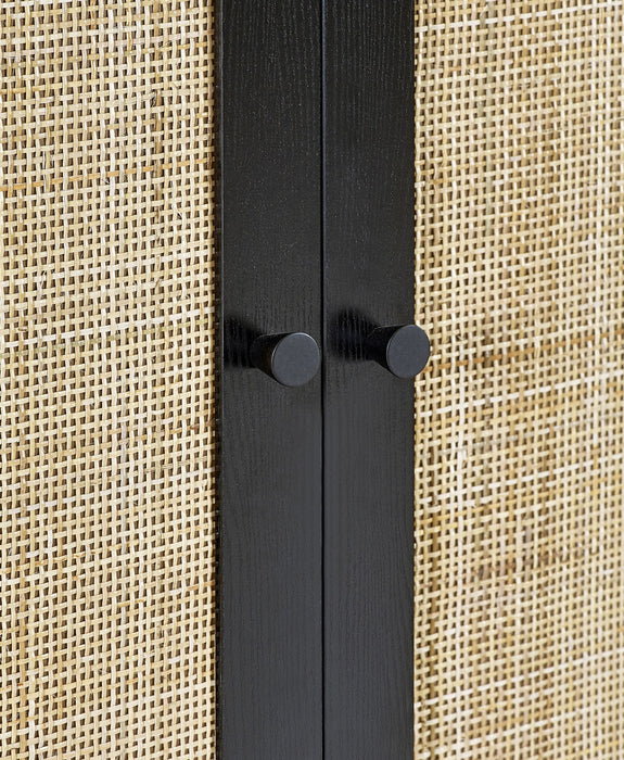 Tribeca 2 Door Wardrobe - Black - Luminex FurnitureWardrobePAD104