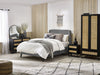 Tribeca 2 Door Wardrobe - Black - Luminex FurnitureWardrobePAD104