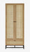 Tribeca 2 Door Wardrobe in Oak - Luminex FurnitureWardrobePAD004