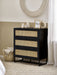 Tribeca 3 Drawer Chest - Black - Luminex FurnitureChest of drawersPAD102
