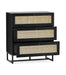 Tribeca 3 Drawer Chest - Black - Luminex FurnitureChest of drawersPAD102