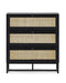 Tribeca 3 Drawer Chest - Black - Luminex FurnitureChest of drawersPAD102