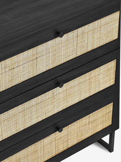 Tribeca 3 Drawer Chest - Black - Luminex FurnitureChest of drawersPAD102