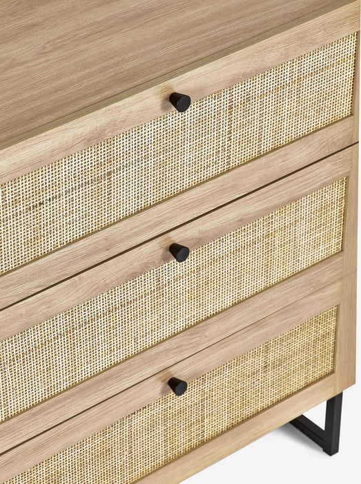 Tribeca 3 Drawer Chest - Oak - Luminex FurnitureChest of drawersPAD002