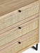 Tribeca 3 Drawer Chest - Oak - Luminex FurnitureChest of drawersPAD002