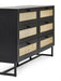 Tribeca 6 Drawer Chest - Black - Luminex FurnitureChest of drawersPAD103
