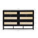 Tribeca 6 Drawer Chest - Black - Luminex FurnitureChest of drawersPAD103