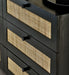Tribeca 6 Drawer Chest - Black - Luminex FurnitureChest of drawersPAD103