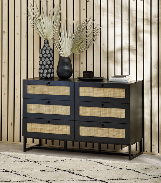 Tribeca 6 Drawer Chest - Black - Luminex FurnitureChest of drawersPAD103