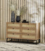 Tribeca 6 Drawer Chest - Oak - Luminex FurnitureChest of drawersPAD003