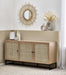 Tribeca Rattan Sideboard – Oak or Black - Luminex FurnitureSideboardPAD007