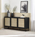 Tribeca Rattan Sideboard – Oak or Black - Luminex FurnitureSideboardPAD107