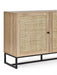 Tribeca Rattan Sideboard – Oak or Black - Luminex FurnitureSideboardPAD107