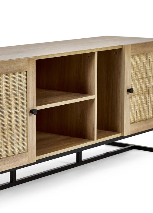 Tribeca TV Unit – Oak Finish - Luminex FurnitureTV UnitPAD006