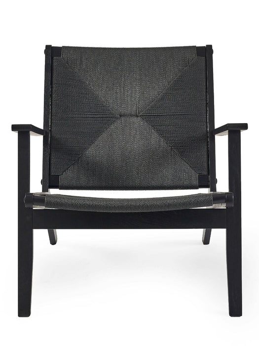 Truva Chair – Black or Oak Minimalist Armchair - Luminex FurnitureOccasional ChairsICA002