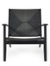 Truva Chair – Black or Oak Minimalist Armchair - Luminex FurnitureOccasional ChairsICA002