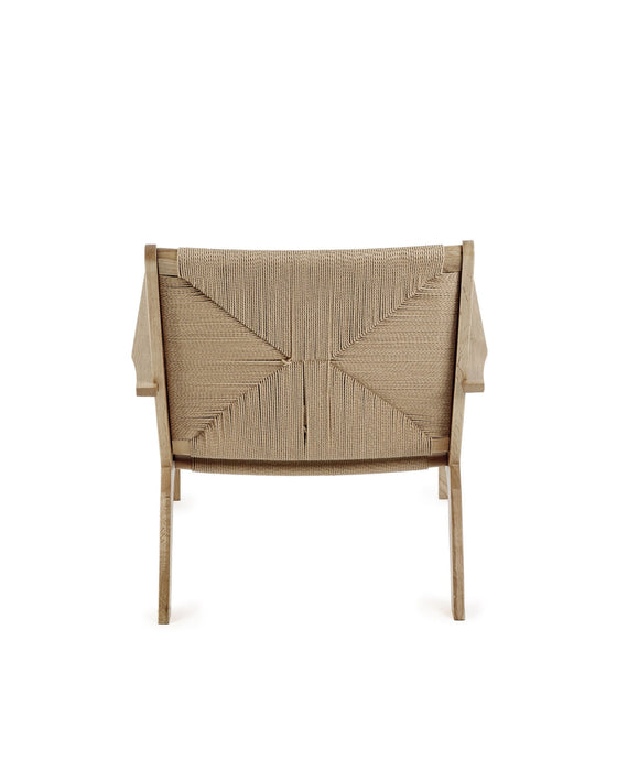 Truva Chair – Black or Oak Minimalist Armchair - Luminex FurnitureOccasional ChairsICA002