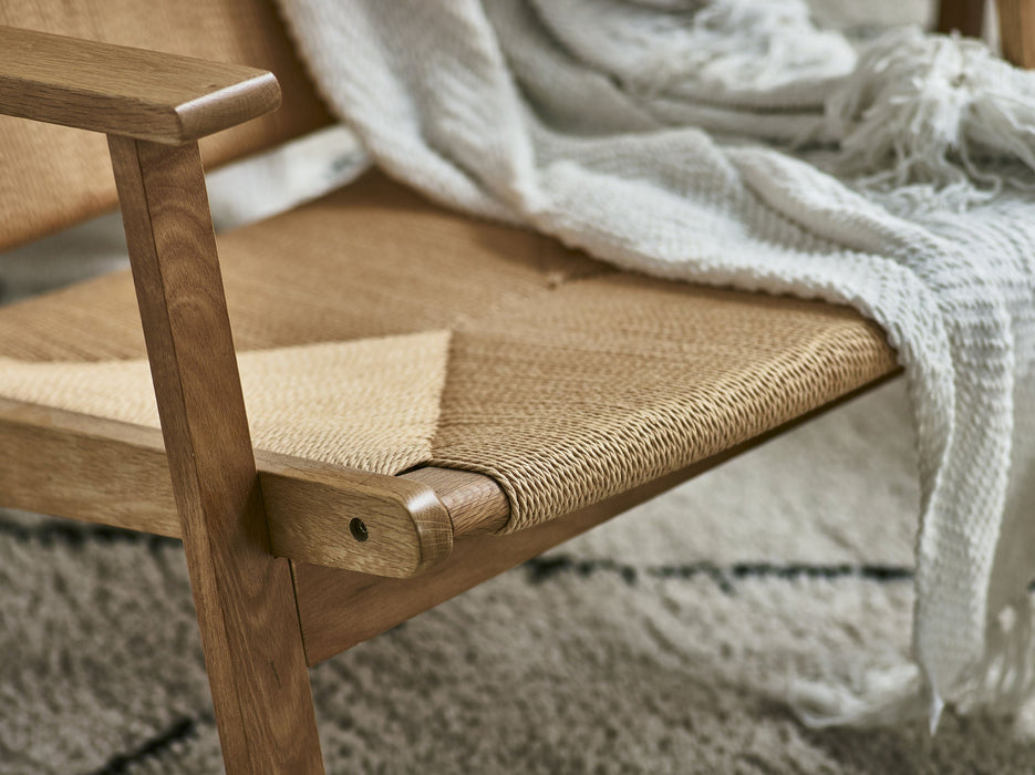 Truva Chair – Black or Oak Minimalist Armchair - Luminex FurnitureOccasional ChairsICA002