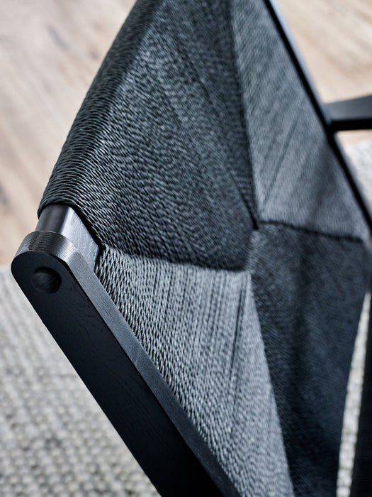 Truva Chair – Black or Oak Minimalist Armchair - Luminex FurnitureOccasional ChairsICA002